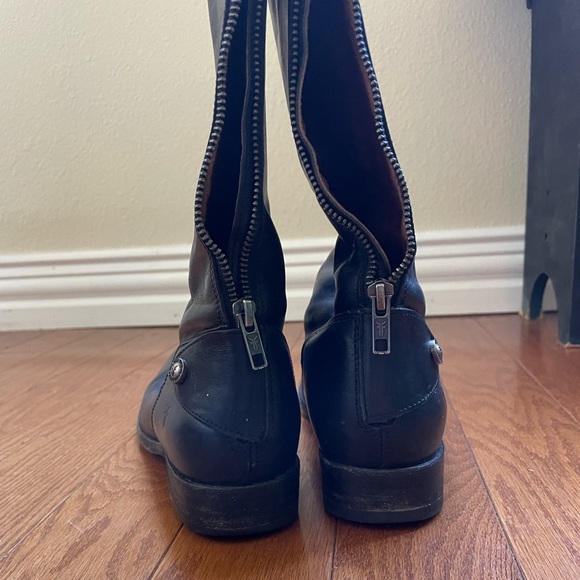Frye Leather Riding Boots - Picture 3 of 4
